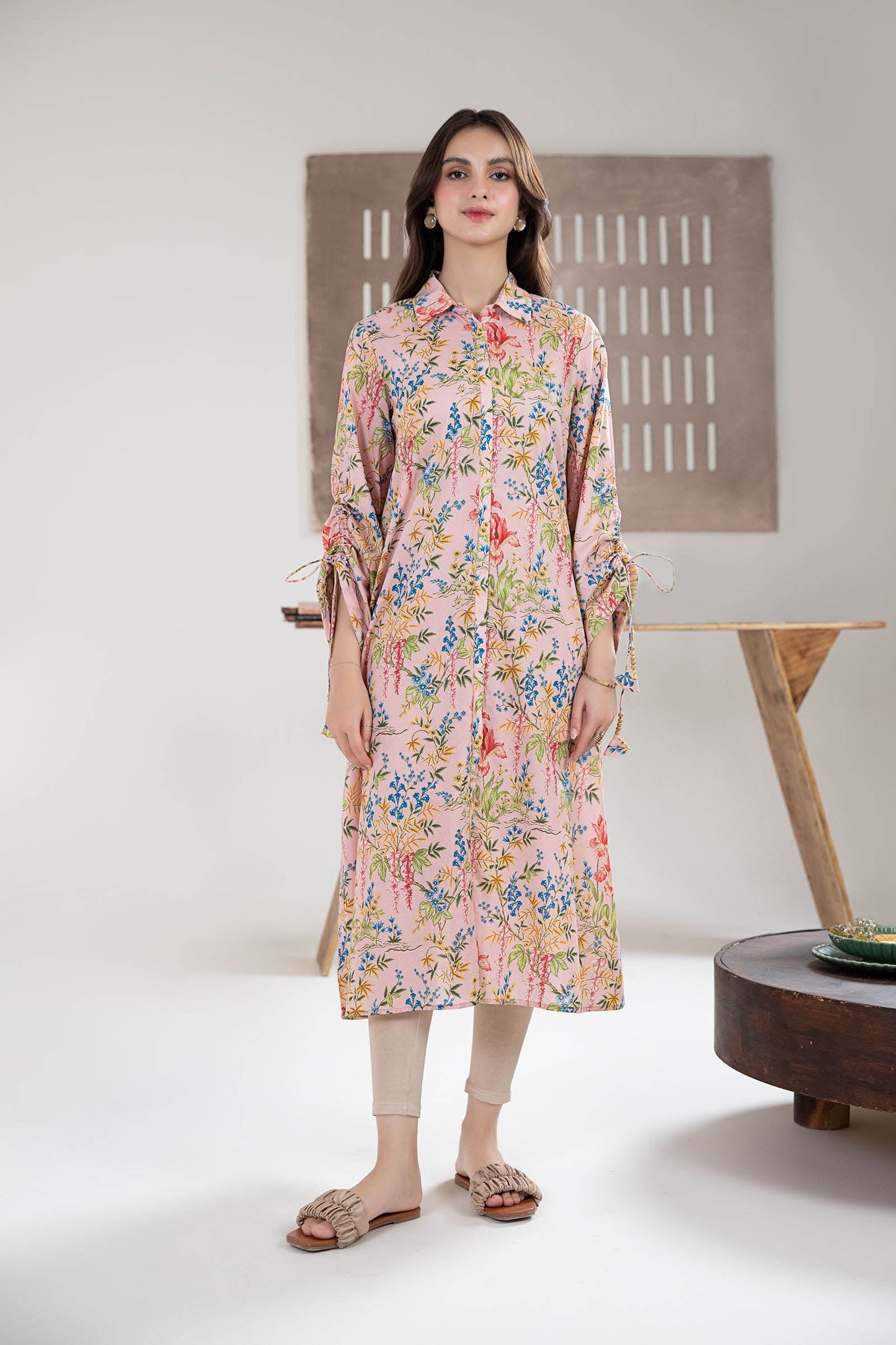 Printed Arabic Lawn Shirt