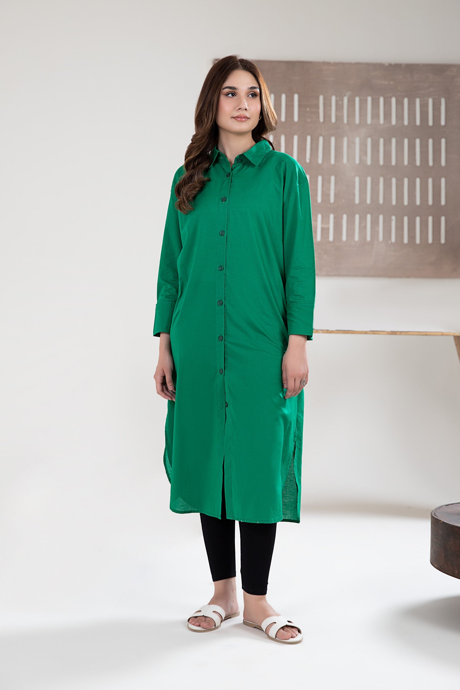 Solid Cambric Tunic