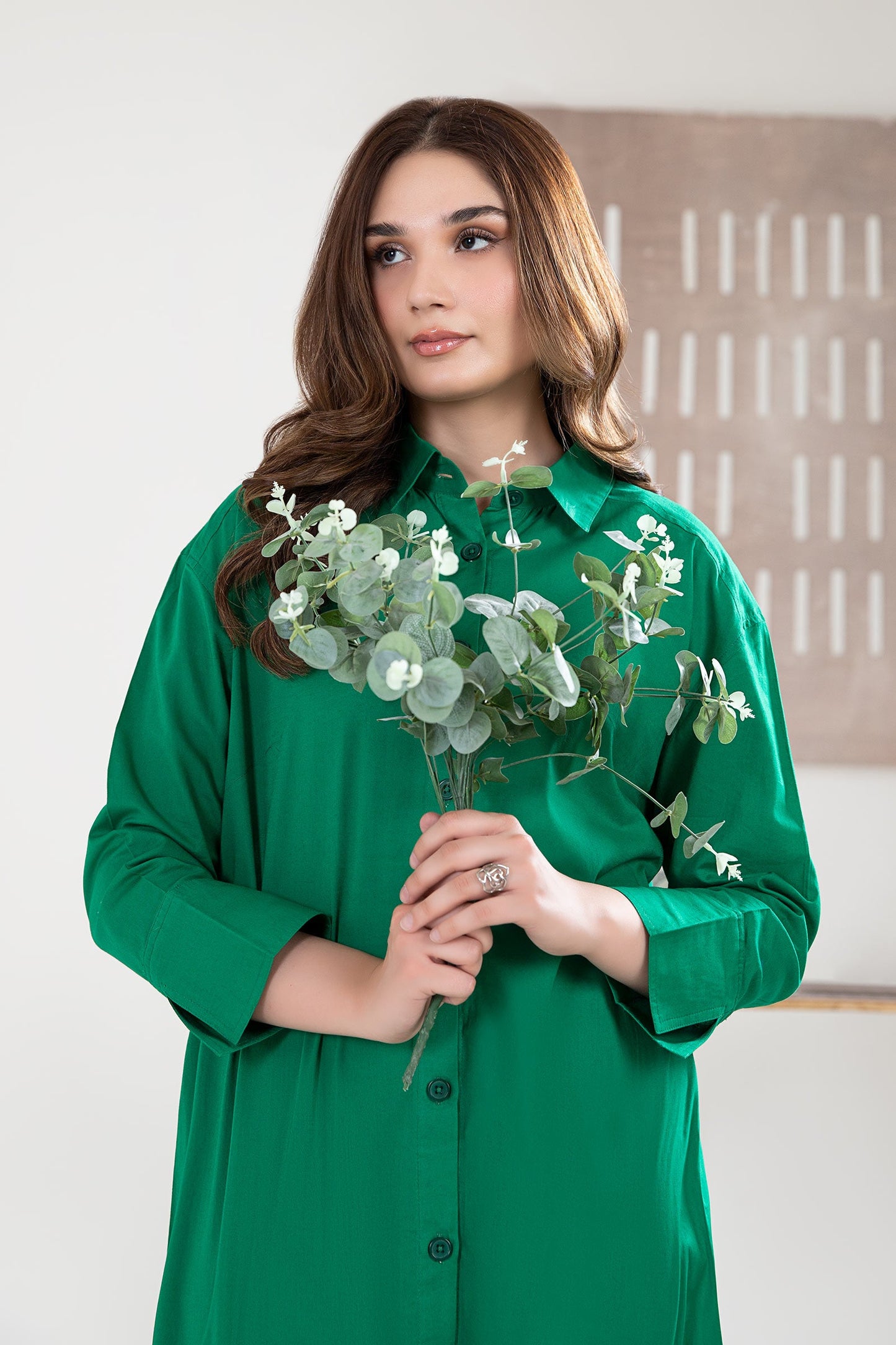 Solid Cambric Tunic
