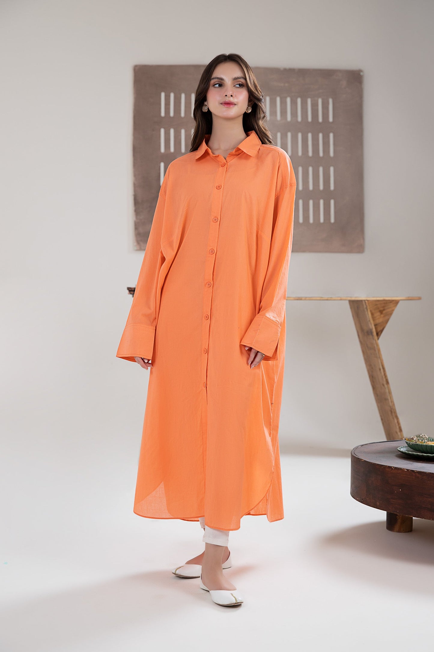 Solid Cambric Tunic