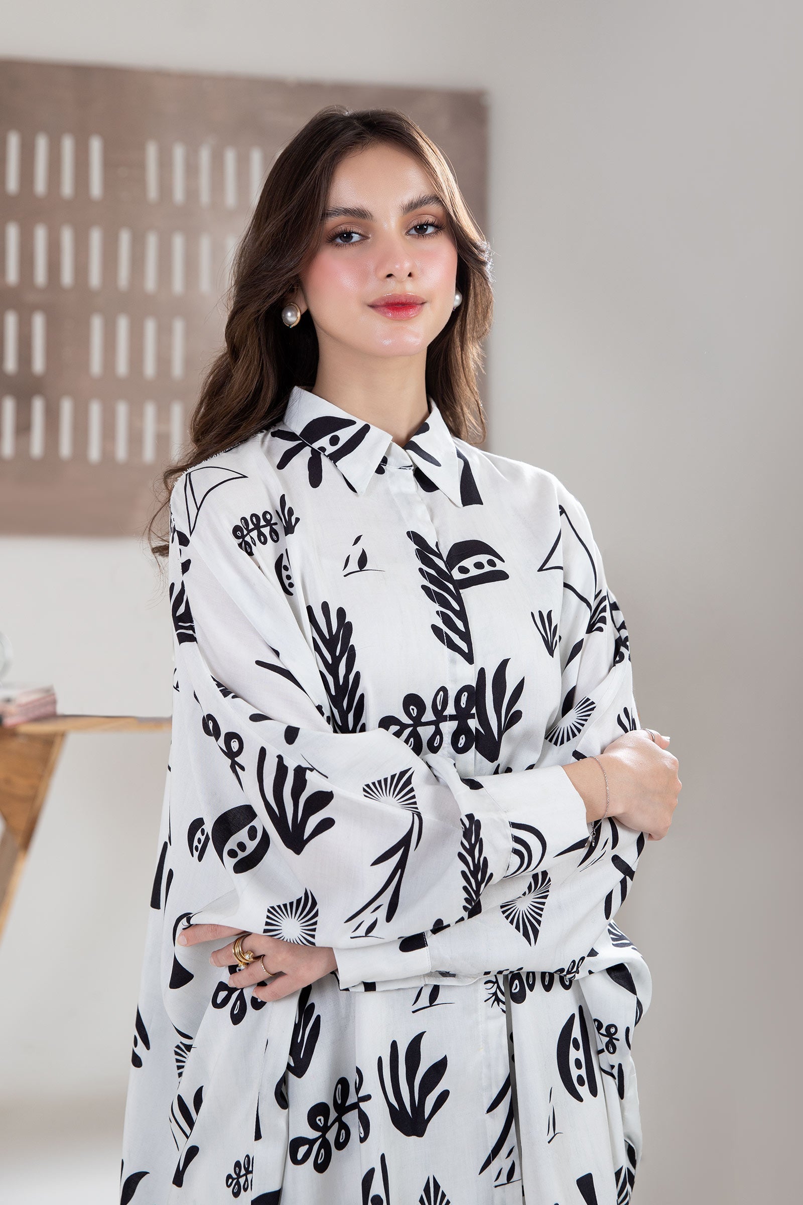 Printed Arabic Lawn Co-Ord Set