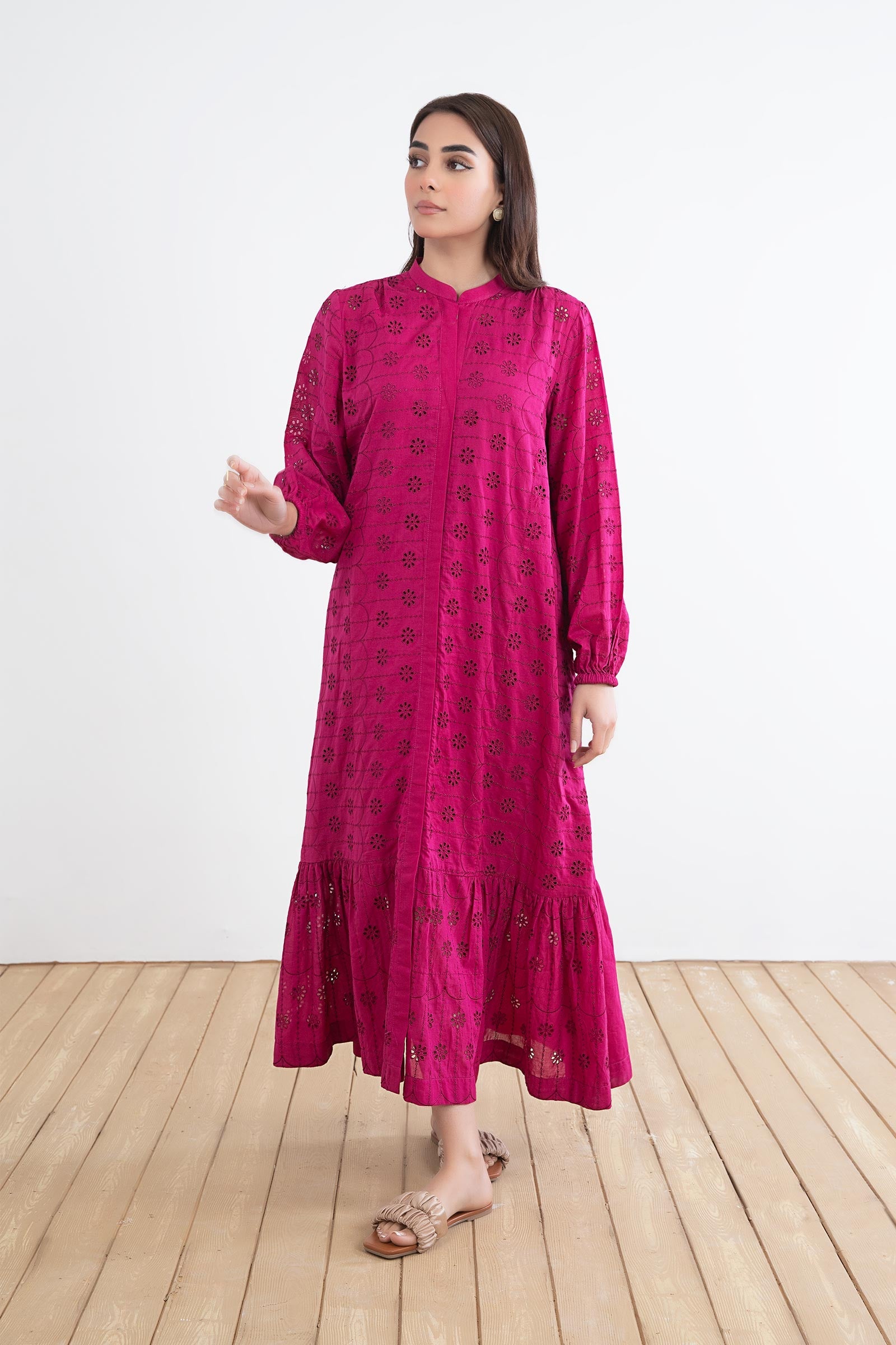 Embroidered Lawn Dress