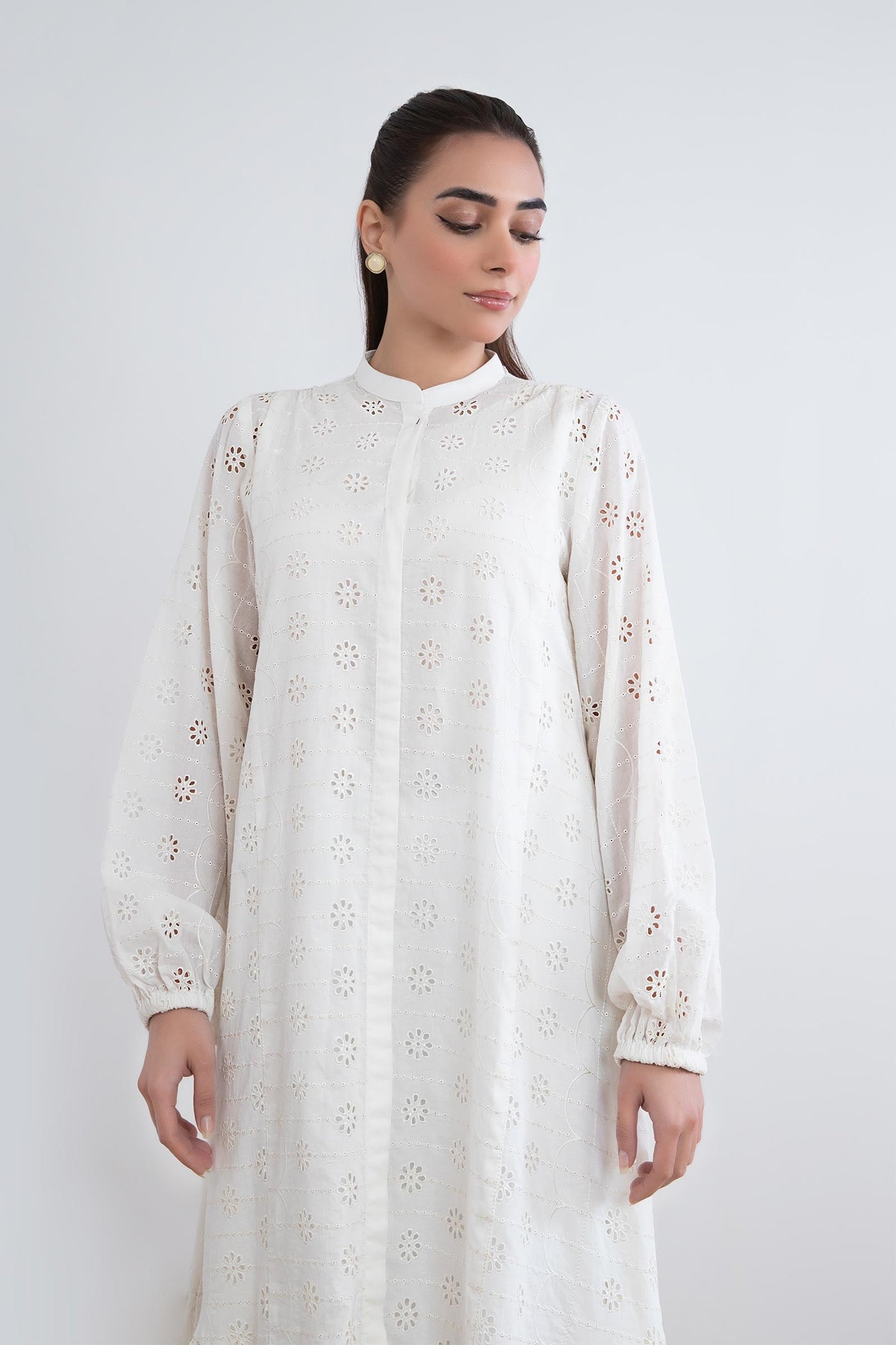 EMBROIDERED LAWN DRESS | MB-EF24-162
