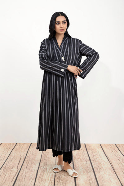 DYED TUNIC DRESS | MB-EF24-185 All Products MB24185-ESM-BLK