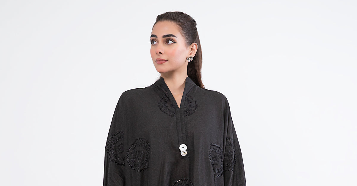 EMBROIDERED LAWN TUNIC | MB-EF24-192