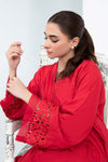 2 Piece Embroidered Dobby Lawn Suit