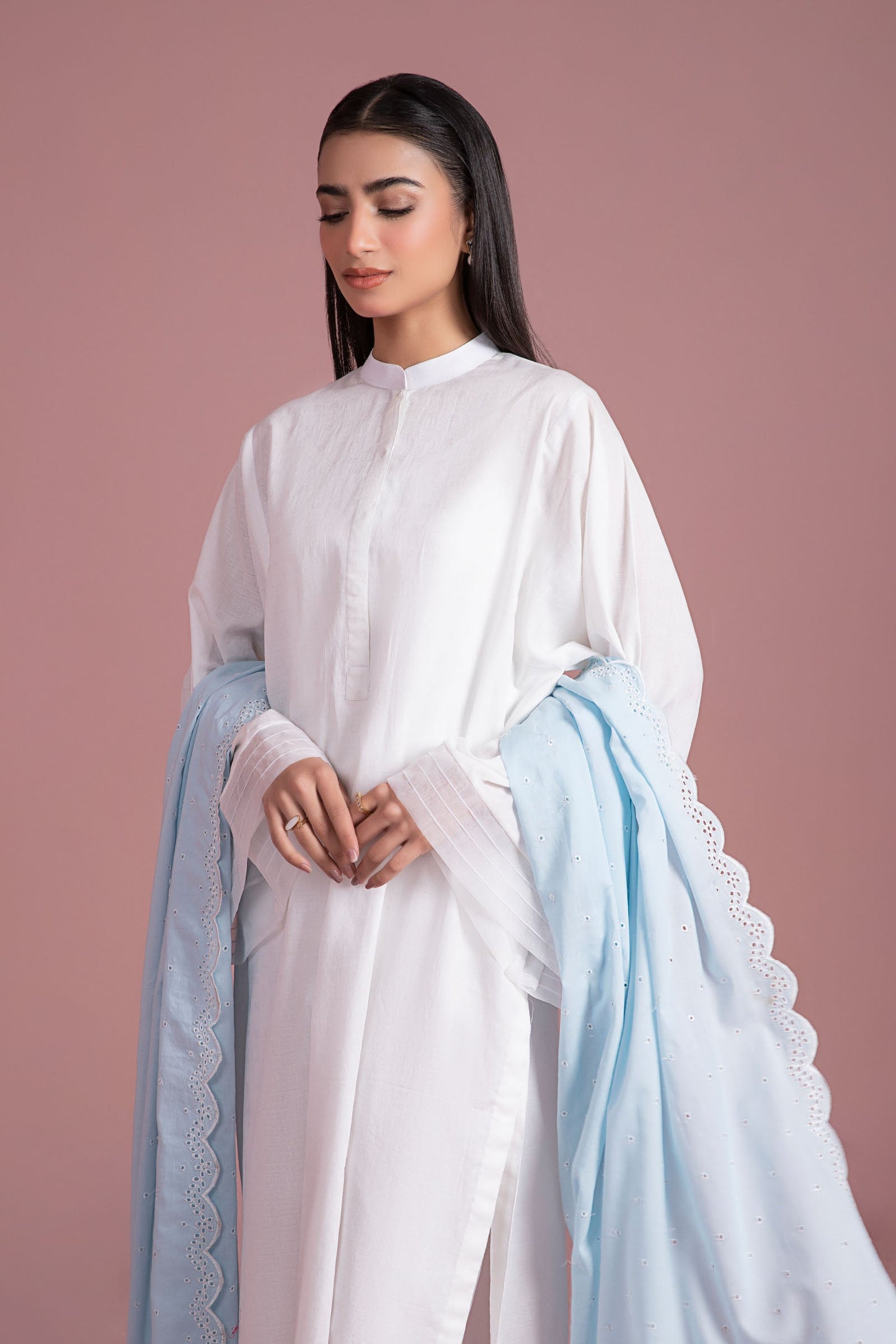 Embroidered Lawn Dupatta