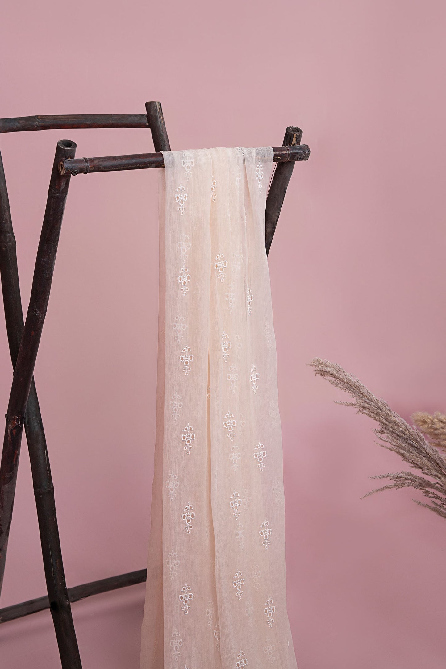 Embroidered Bamber Chiffon Dupatta