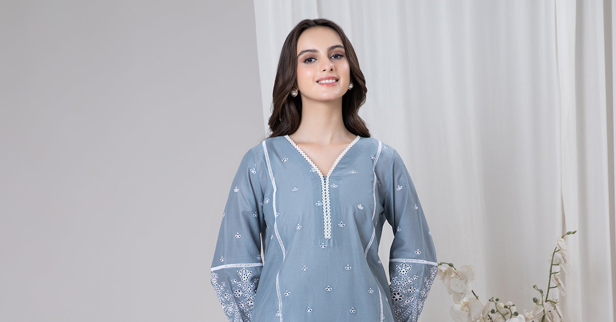 Embroidered Lawn Kurta
