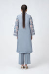 Embroidered Organza Shirt | MB-F23-413