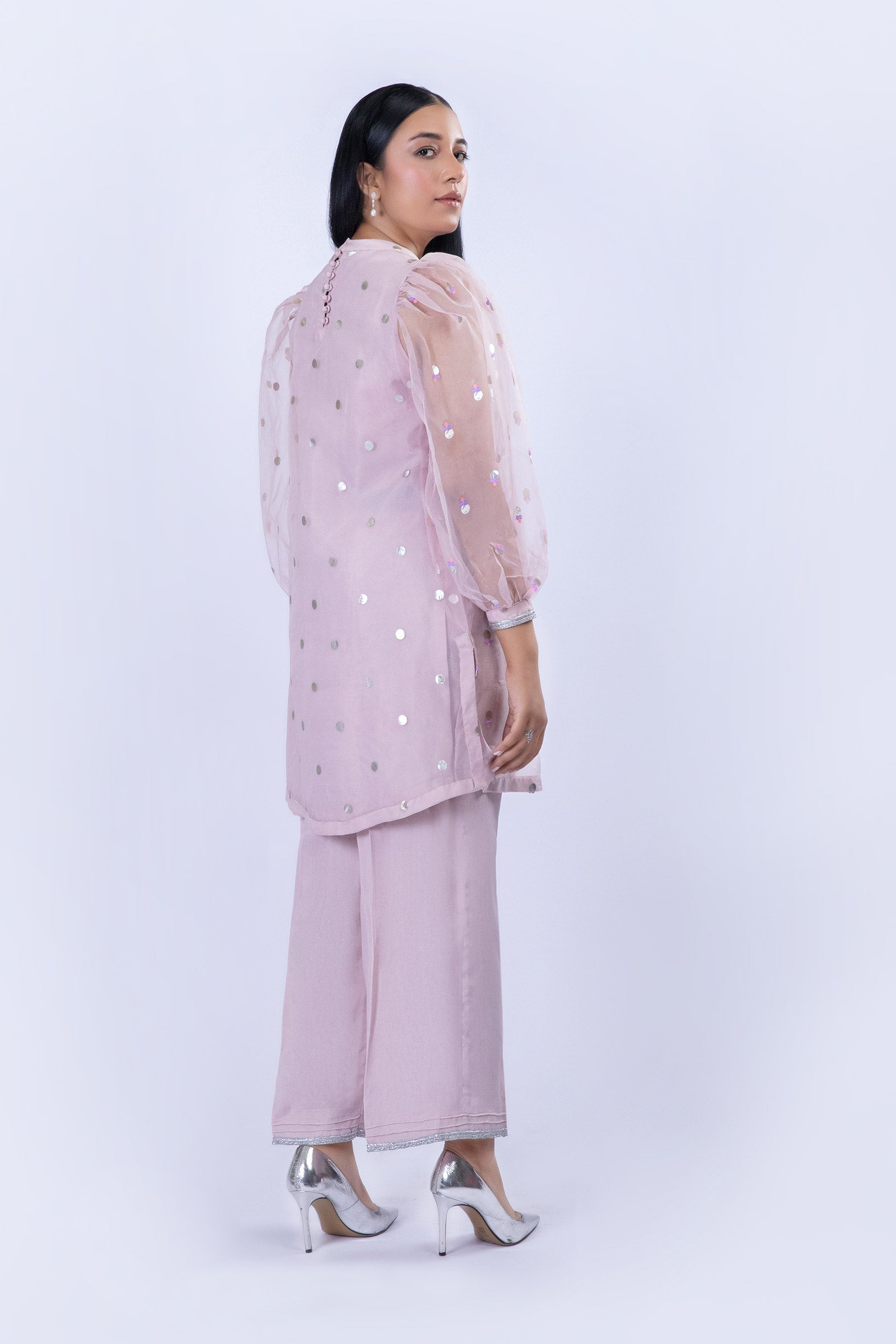 2 Piece Shirt with Culottes pants