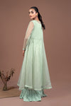 2 Piece Dyed Organza Suit