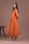 2 Piece Embroidered Organza Suit