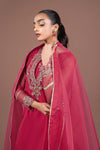 2 Piece Dyed Organza Suit