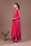 2 Piece Dyed Organza Suit