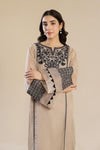 3 Piece Embroidered Organza Suit