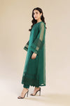 3 Piece Embroidered Organza Suit