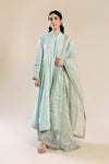2 Pc Embroidered Raw Silk Suit