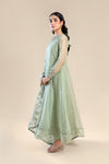 2 Pc Embroidered Organza Suit