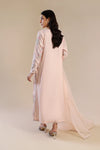 2 Pc Embroidered Raw Silk Suit