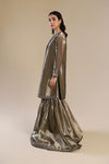 2 Pc Embroidered Tissue Suit