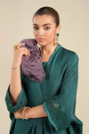 Embroidered Bemberg Raw Silk Kaftan