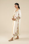 2 Pc Embroidered Bemberg Raw Silk Suit