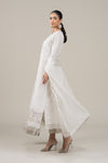 3 Pc Embroidered Shimmer Silk Suit