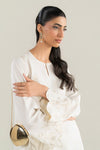 2 Pc Embroidered Raw Silk Suit