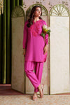 2 Pc Embellished Rawsilk Suit