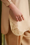 2 Pc Embellished Bamberg Raw Silk Suit