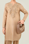 2 Pc Embellished Bamberg Raw Silk Suit