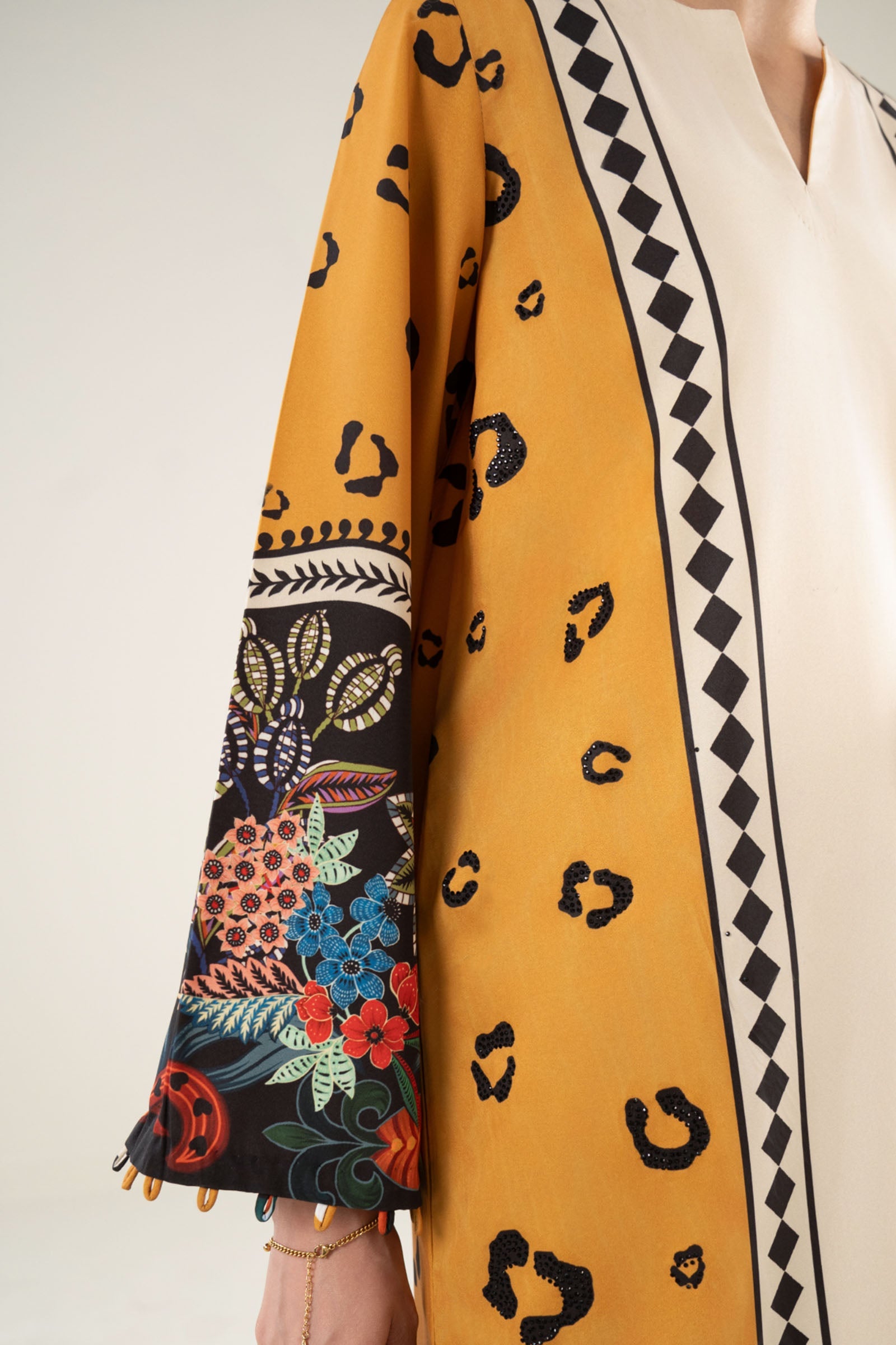 Printed Crepe Shirt