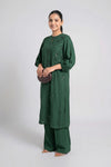 2 Pc Embroidered Crepe Suit