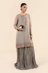2 Pc Embroidered Chiffon Suit