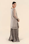 2 Pc Embroidered Chiffon Suit