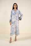 Embroidered Raw Silk Shirt