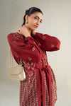 2 Pc Embellished Grainy Georgette Suit