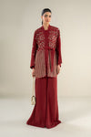 2 Pc Embellished Grainy Georgette Suit
