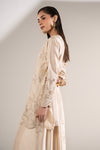 2 Pc Embroidered Bamberg Raw Silk Suit