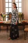 2 Pc Embroidered Net Suit
