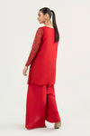 2 Pc Embroidered Organza Suit