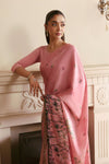 Printed Charmeuse Silk Saree