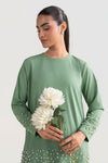 2 Pc Embellished Swiss Lawn Suit