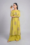 2 Pc Embroidered Khadi Net Suit
