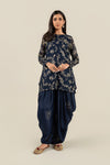2 Pc Embroidered Cotton Net Suit