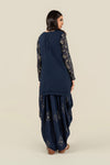 2 Pc Embroidered Cotton Net Suit