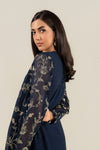 2 Pc Embroidered Cotton Net Suit