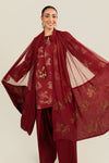 Printed Net Dupatta