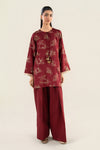 2 Pc Embellished Raw Silk Suit